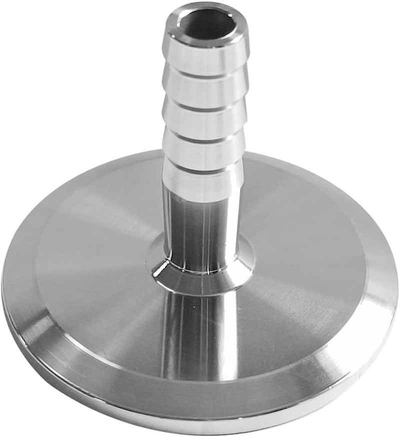 Fitvell Sanitary Fitting 1.5" Tri Clamp to 3/8" Hose Barb Fitting 304 Stainless Steel Sanitary Hose Pipe Adapter Connector (pack of 2) - Image 2